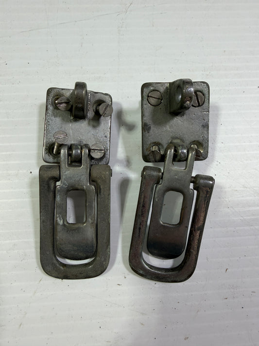 PAIR Chromed Bronze Latches