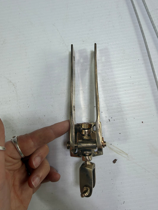 Herreshoff / Haven 12 1/2" Complete Bronze Gooseneck
