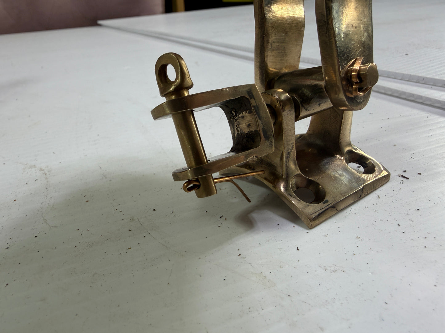 Herreshoff / Haven 12 1/2" Complete Bronze Gooseneck