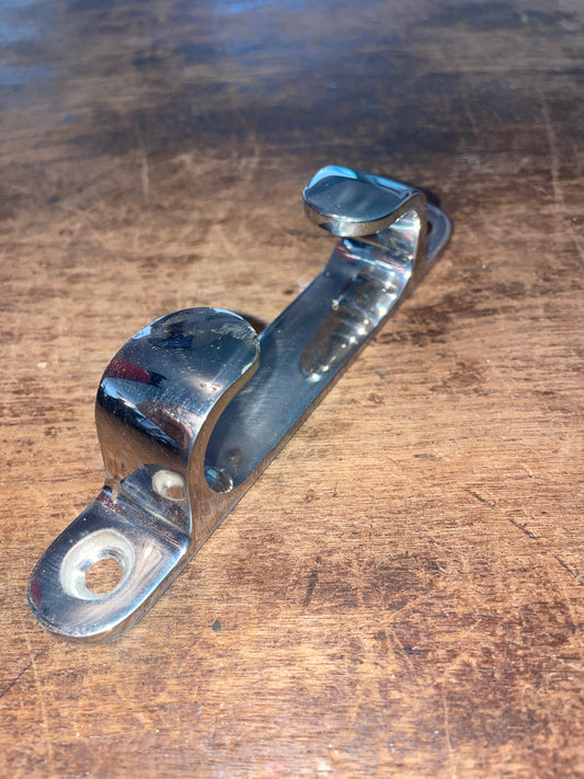 Single Stainless 6” Chock Cleat- 1 1/4” Diameter