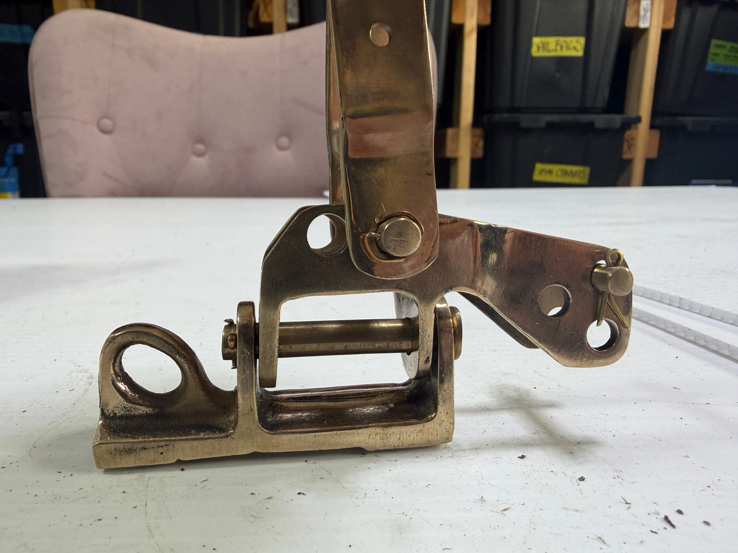 5/8" Sail Track Gooseneck Assembly