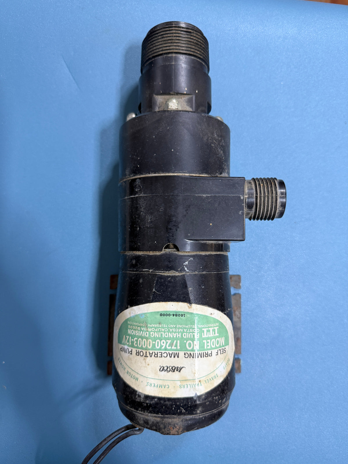 Jabsco Macerator Pump MODEL 17260-0003 - untested
