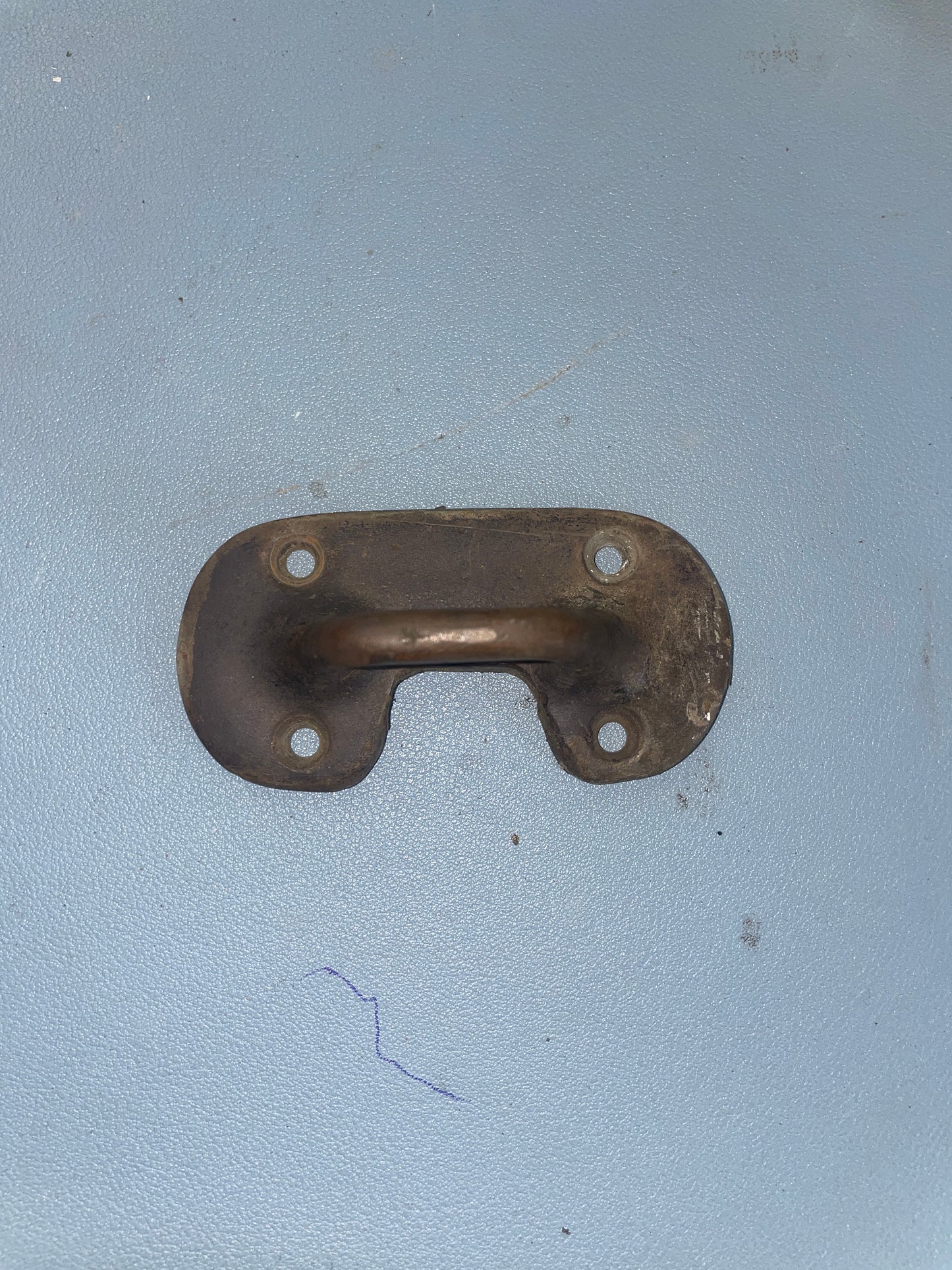 Rounded Rectangle Pad Eye / Padeye - 1" x 5/8" Eye - 1934 Eisenhower 50'