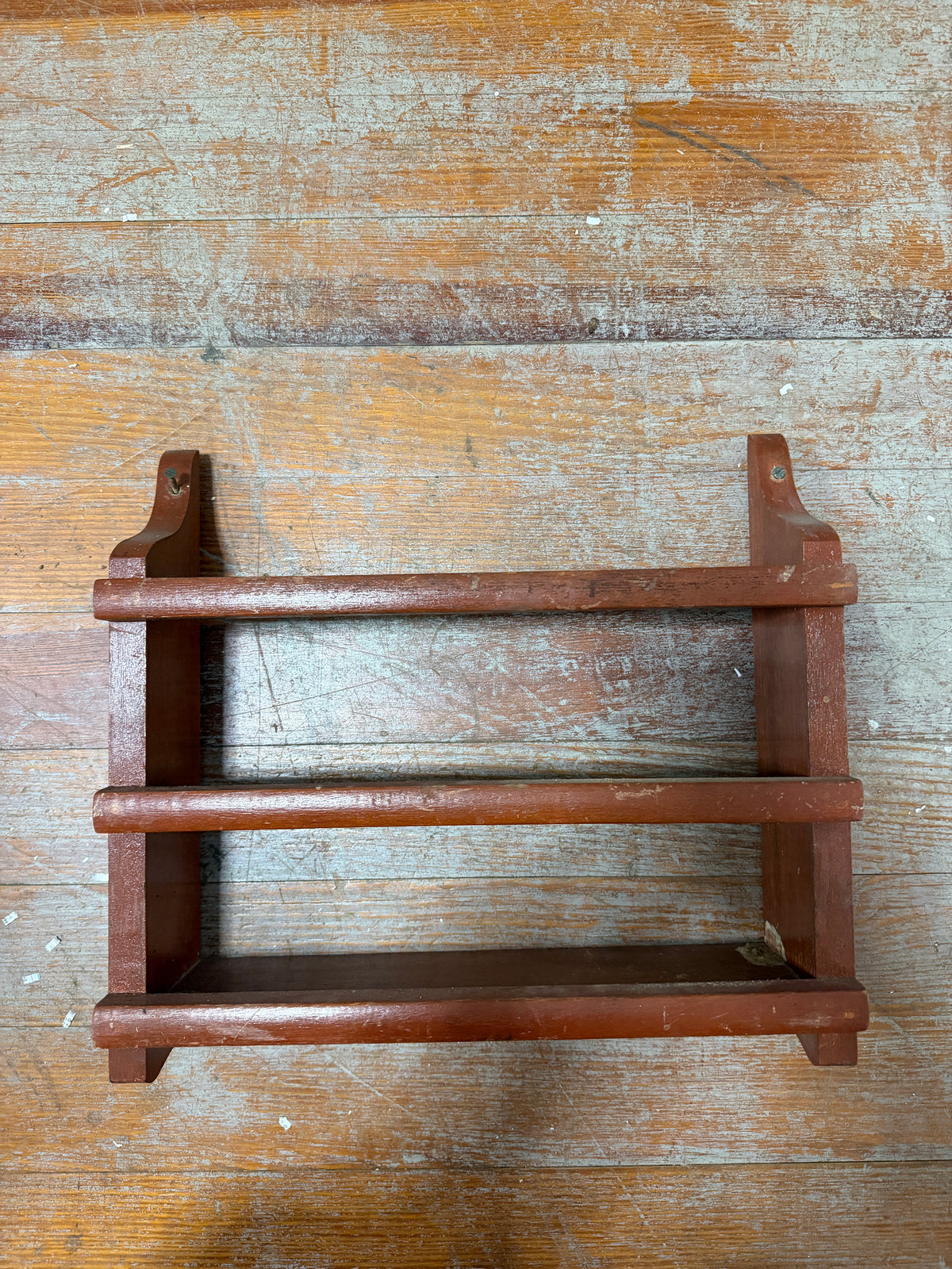 Teak Magazine Rack - 14 5/8" Length x 14" Height x 4 1/2" Depth