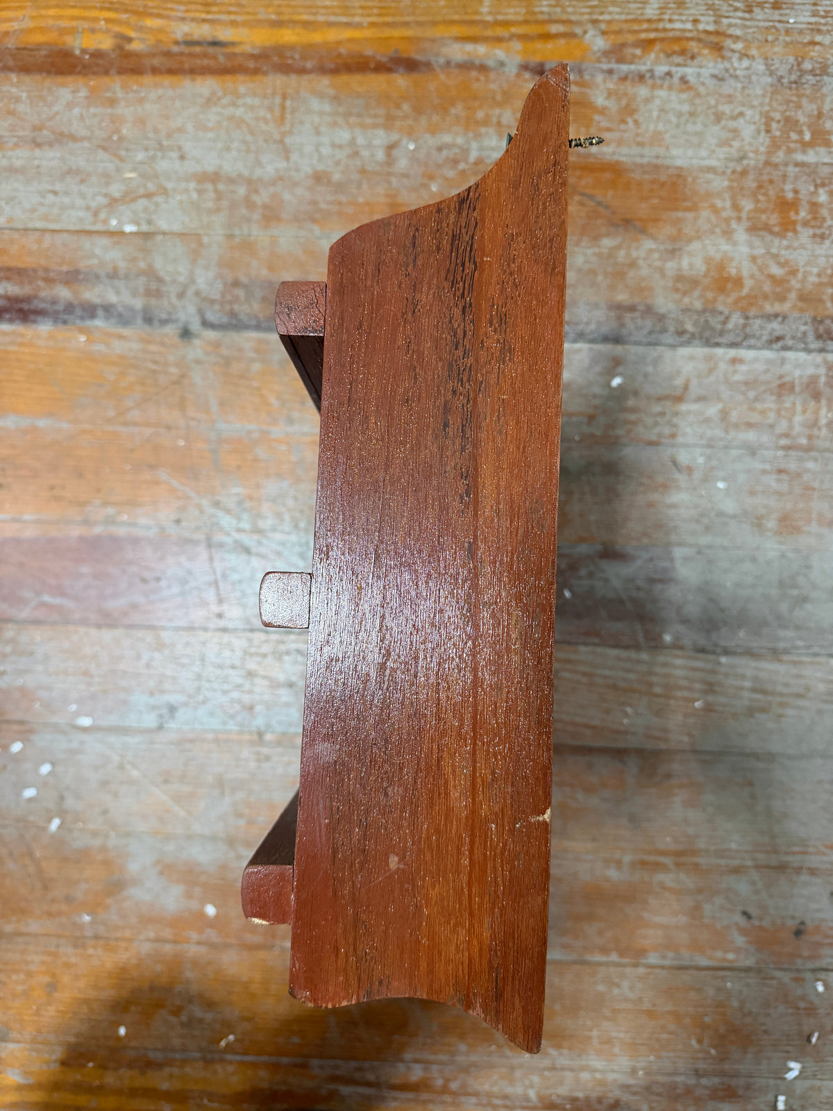 Teak Magazine Rack - 14 5/8" Length x 14" Height x 4 1/2" Depth