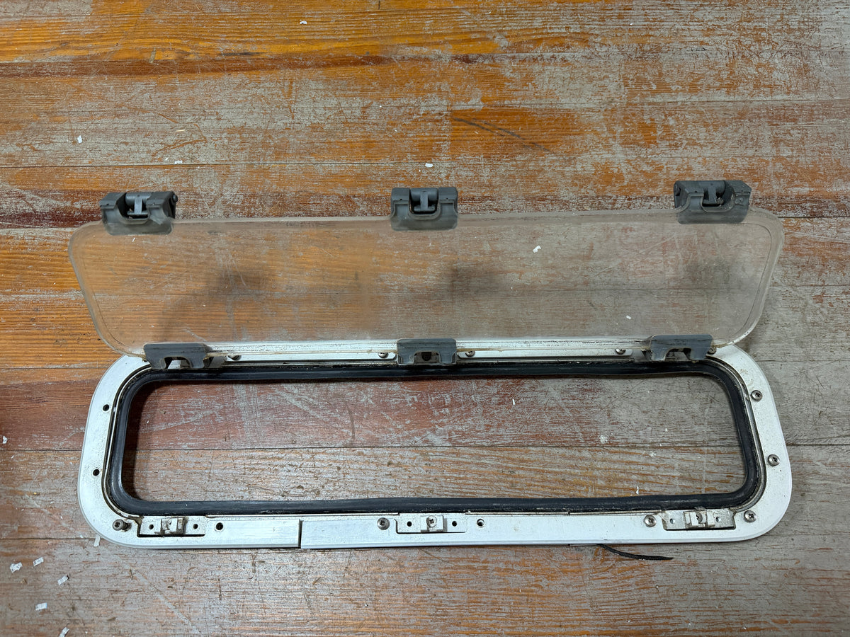 Lewmar 3534282 P 13J11 - Opening Portlight / Port Light / Hatch - ID: 25 1/8" Length x 6 5/8" Width