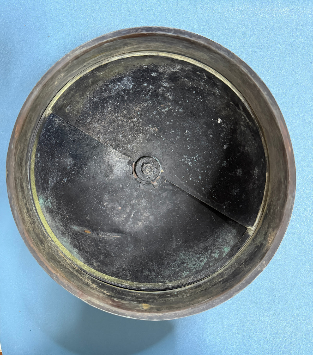 Bronze Compass Housing Top - 7" Diameter - DENTED