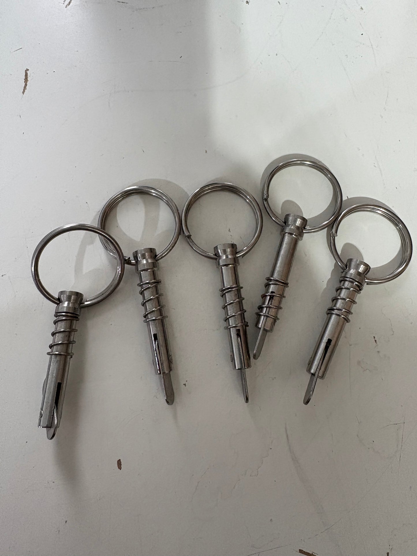 Lot of 5 Stainless Steel Quick Release Pins