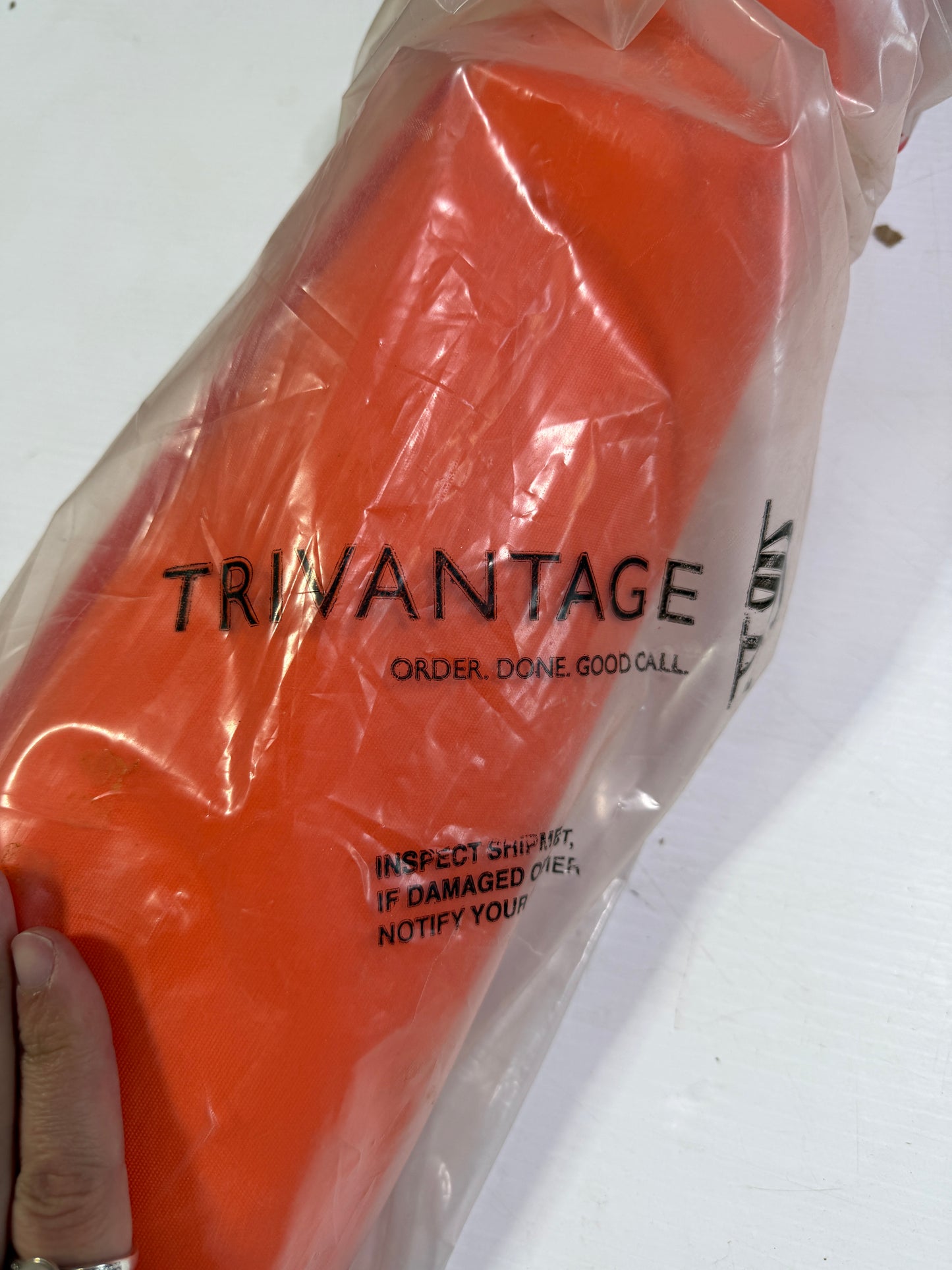 Bright Orange Trivantage Marine Fabric - Approx. 4.5 Yards