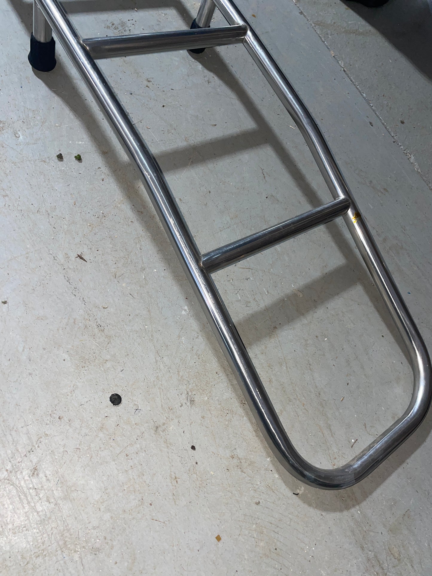 Stainless Steel 4 Step Boarding Ladder - 37” Long