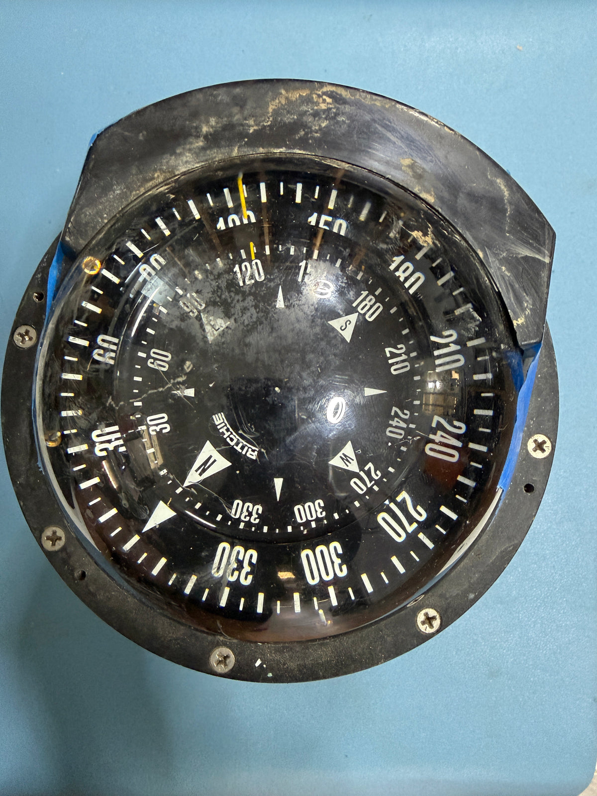 Ritchie Compass With Calibrating Base - 7" Base