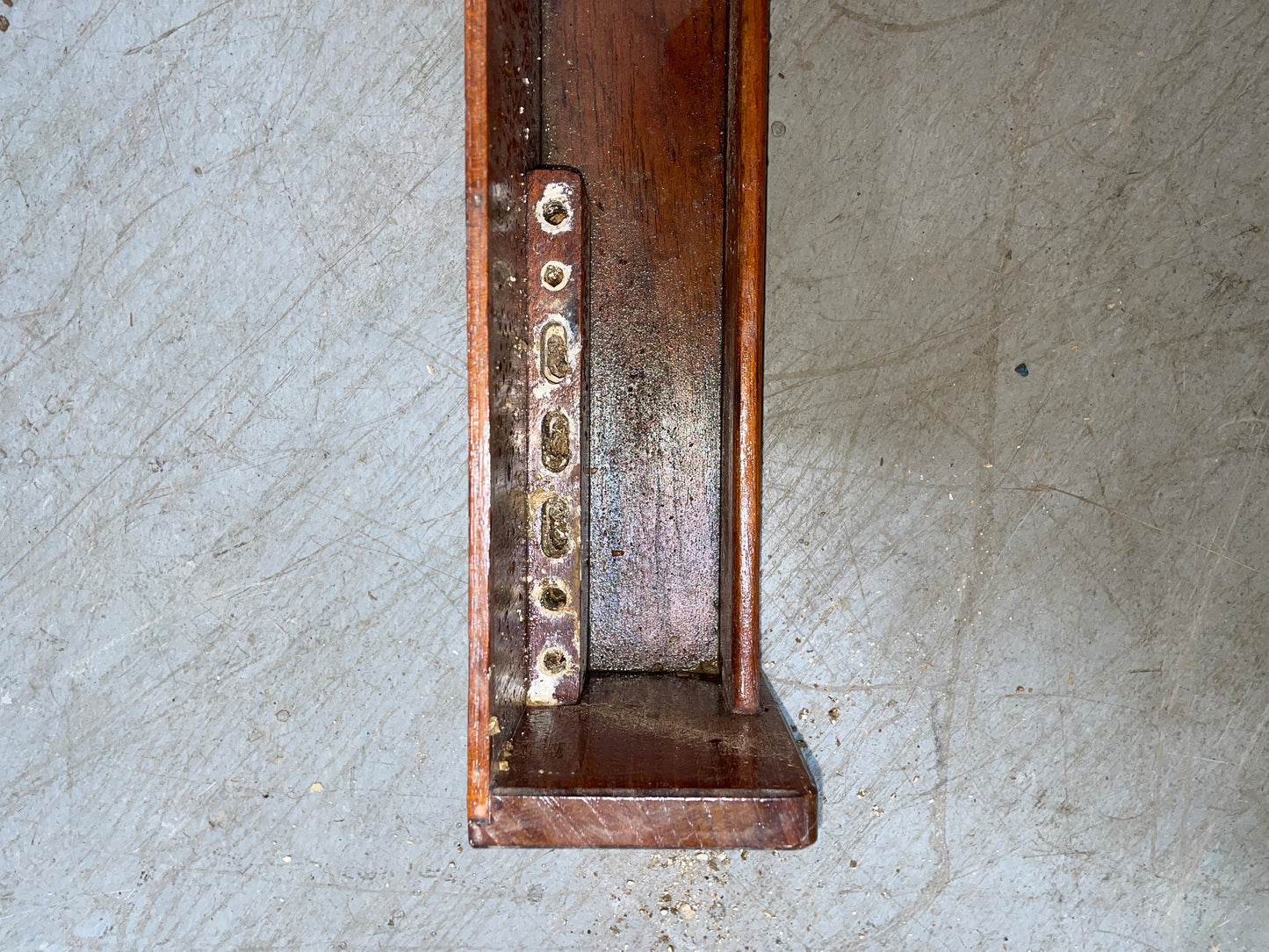 Seateak Wall Shelf - Organizer - Pencil Holder on Left Side