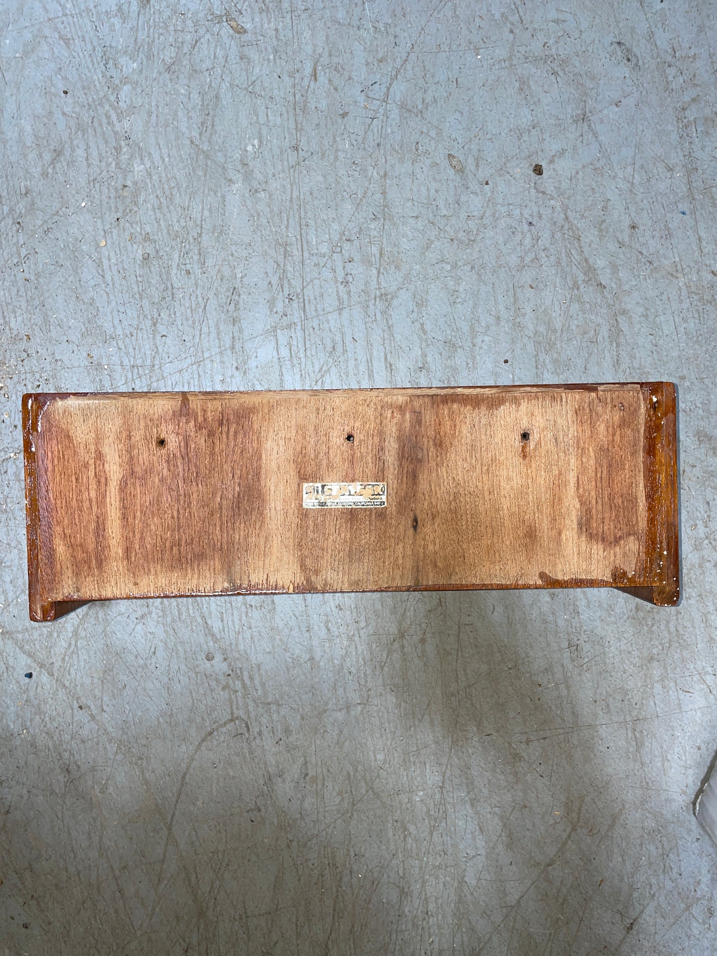 Seateak Wall Shelf - Organizer - Pencil Holder on Left Side