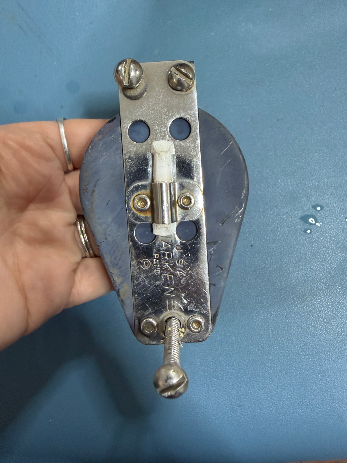 Harken Ratcheting Cheek Block 2" Sheave - Ratchets Counter Clockwise