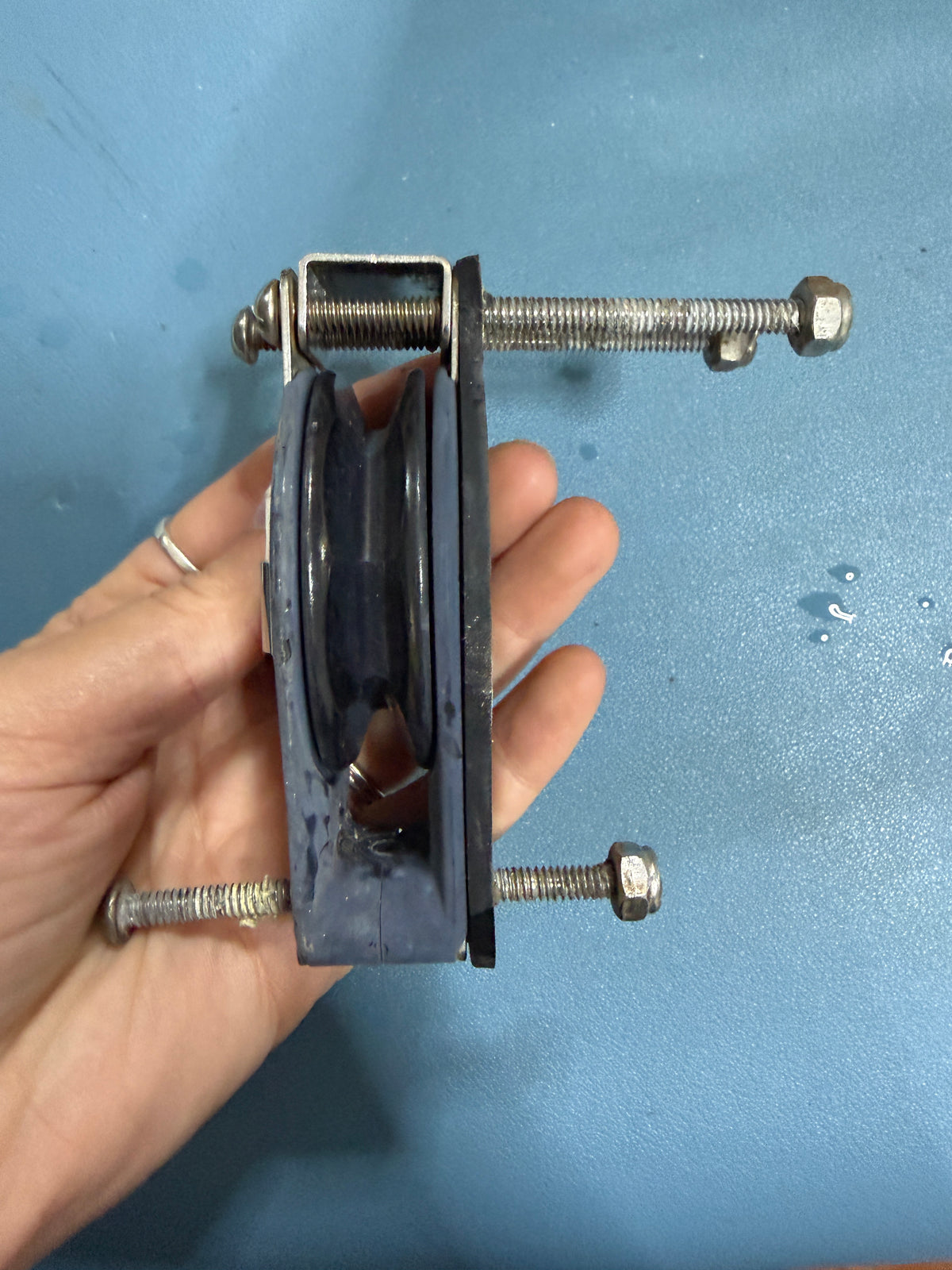 Harken Ratcheting Cheek Block 2" Sheave - Ratchets Counter Clockwise