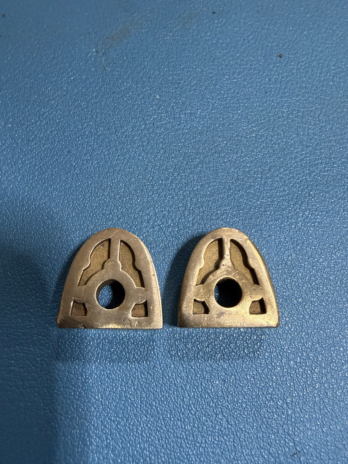 PAIR 3/4" Bronze Track Ends