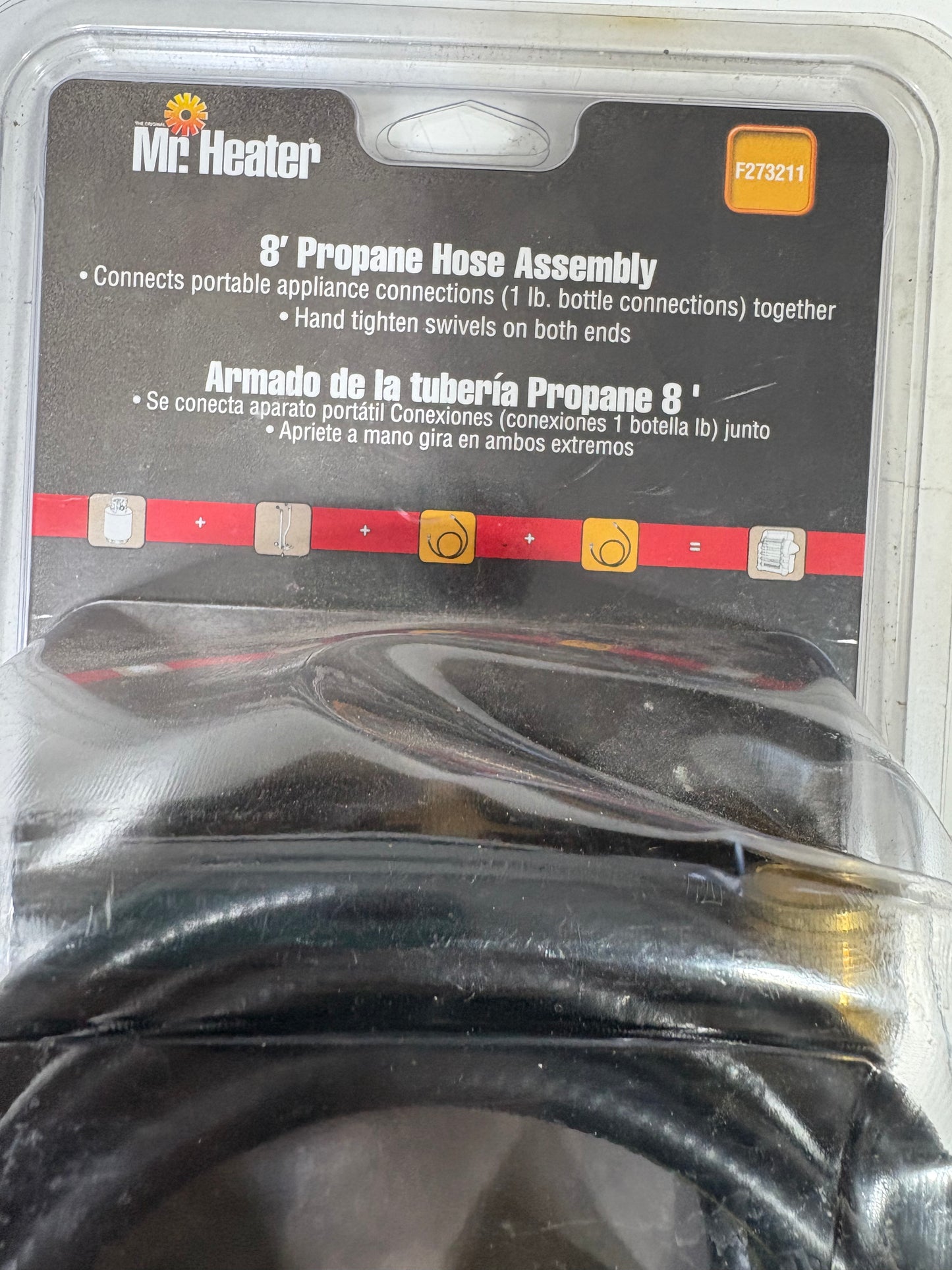 Mr Heater 8' Propane Hose Assembly (New)