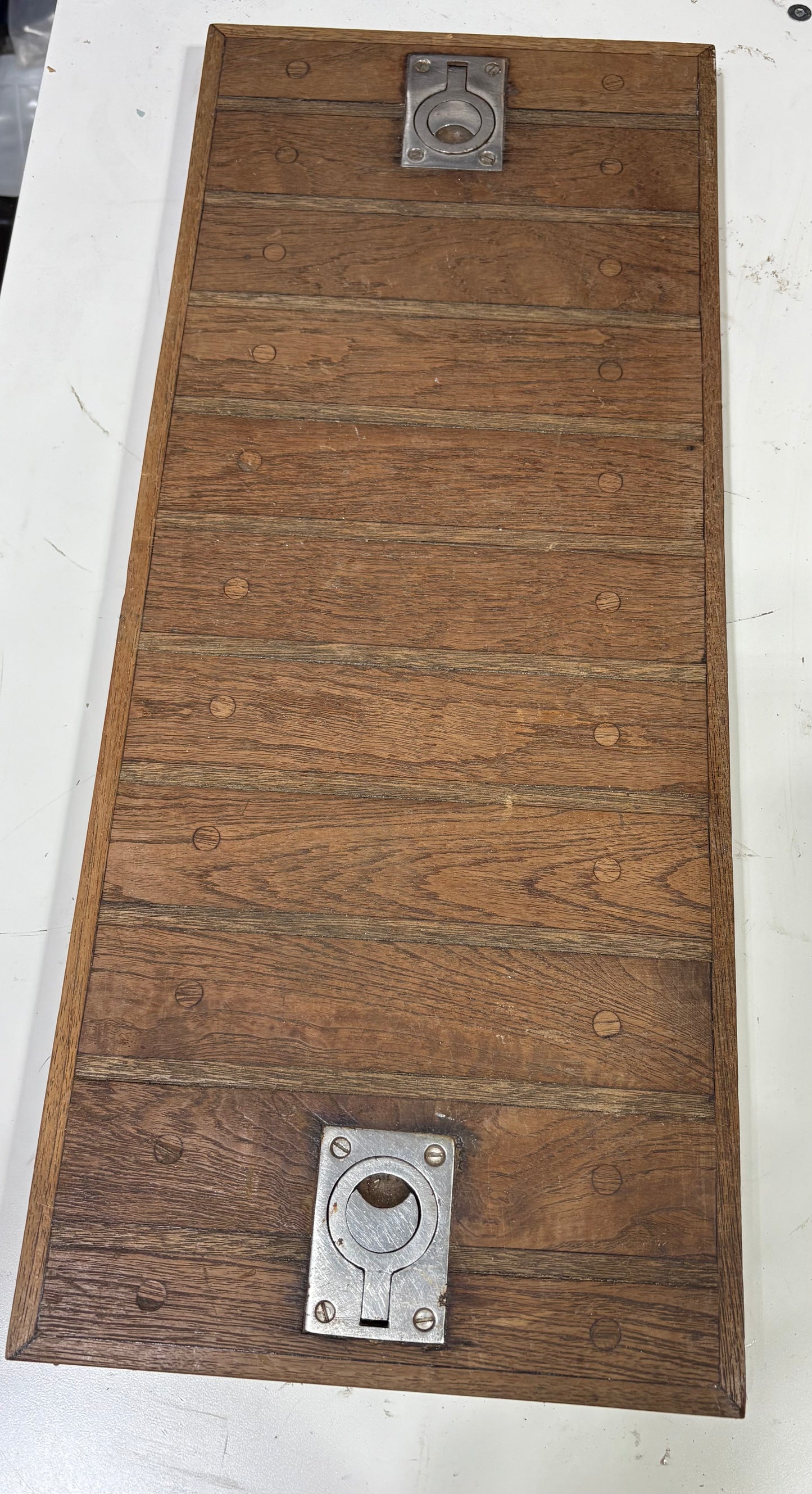 Teak Hatch from Rafiki 35 #249  22 5/8" x 9 1/4"