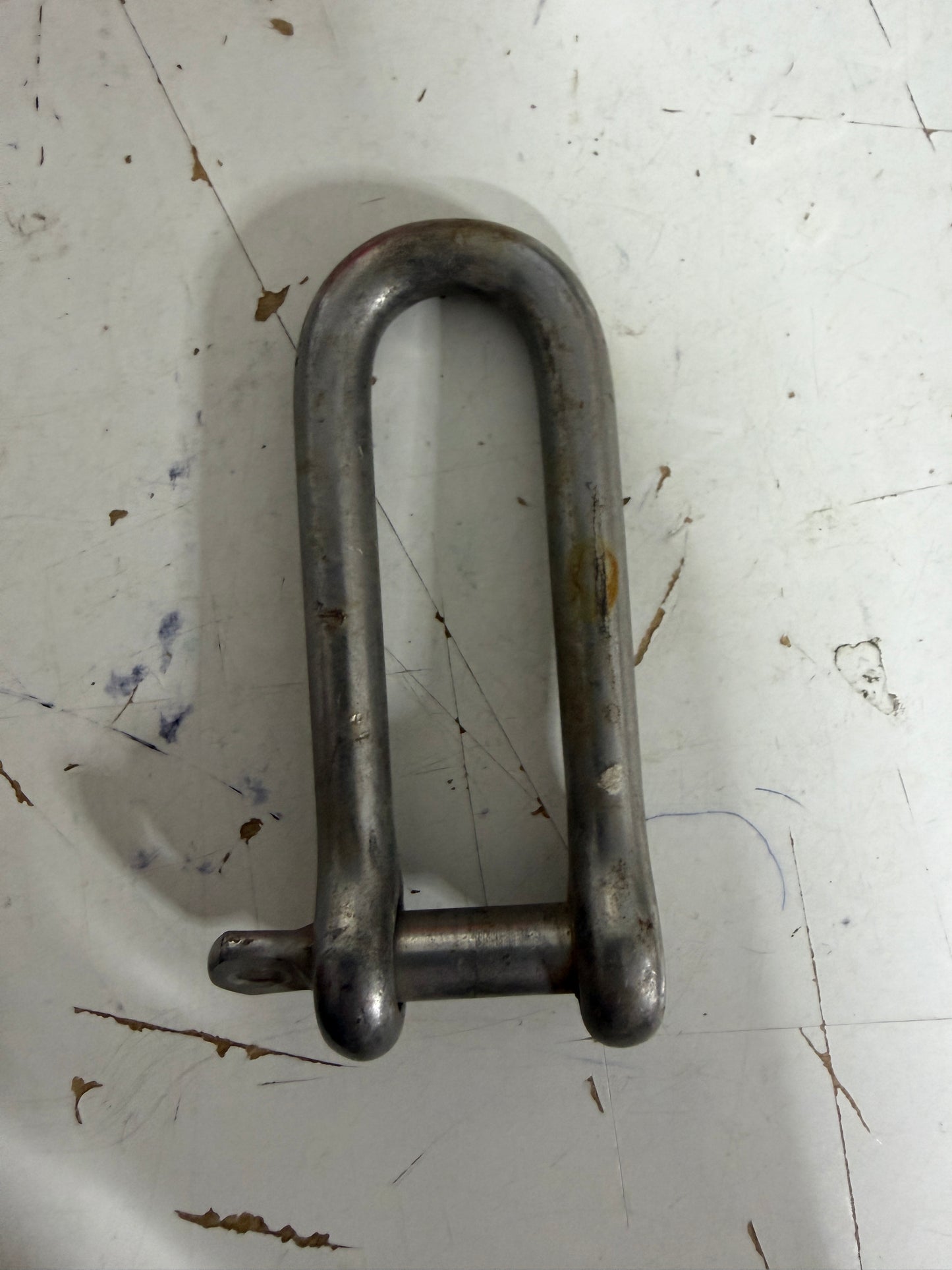 Wichard Elongated D Shackle - 3/16" Pin x 3/8” Width