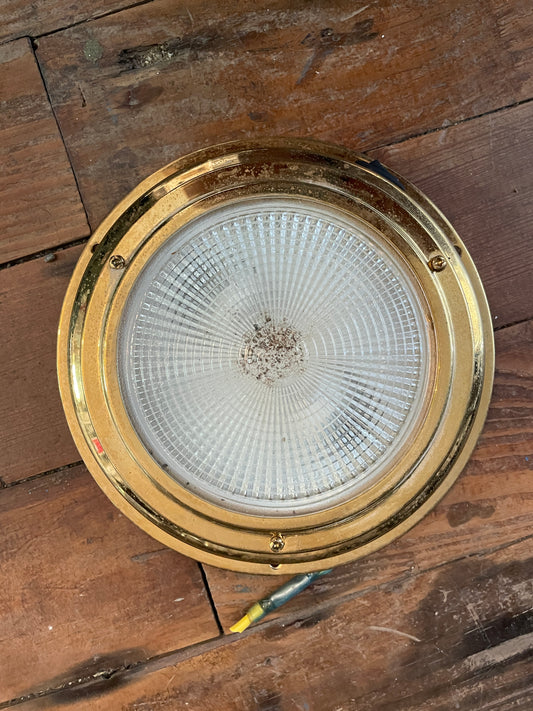 Gold Interior Light- 6 3/4”- UNTESTED