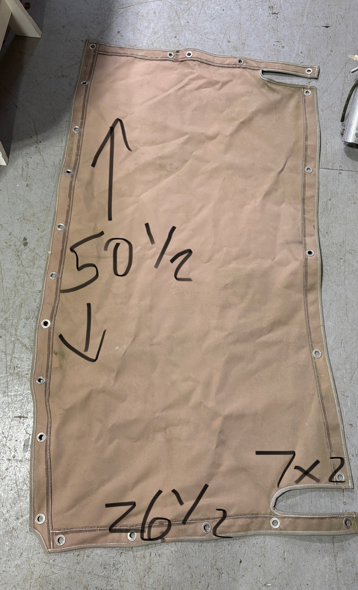 Tan Canvas Lot from Rafiki 35 (6 Pieces total)