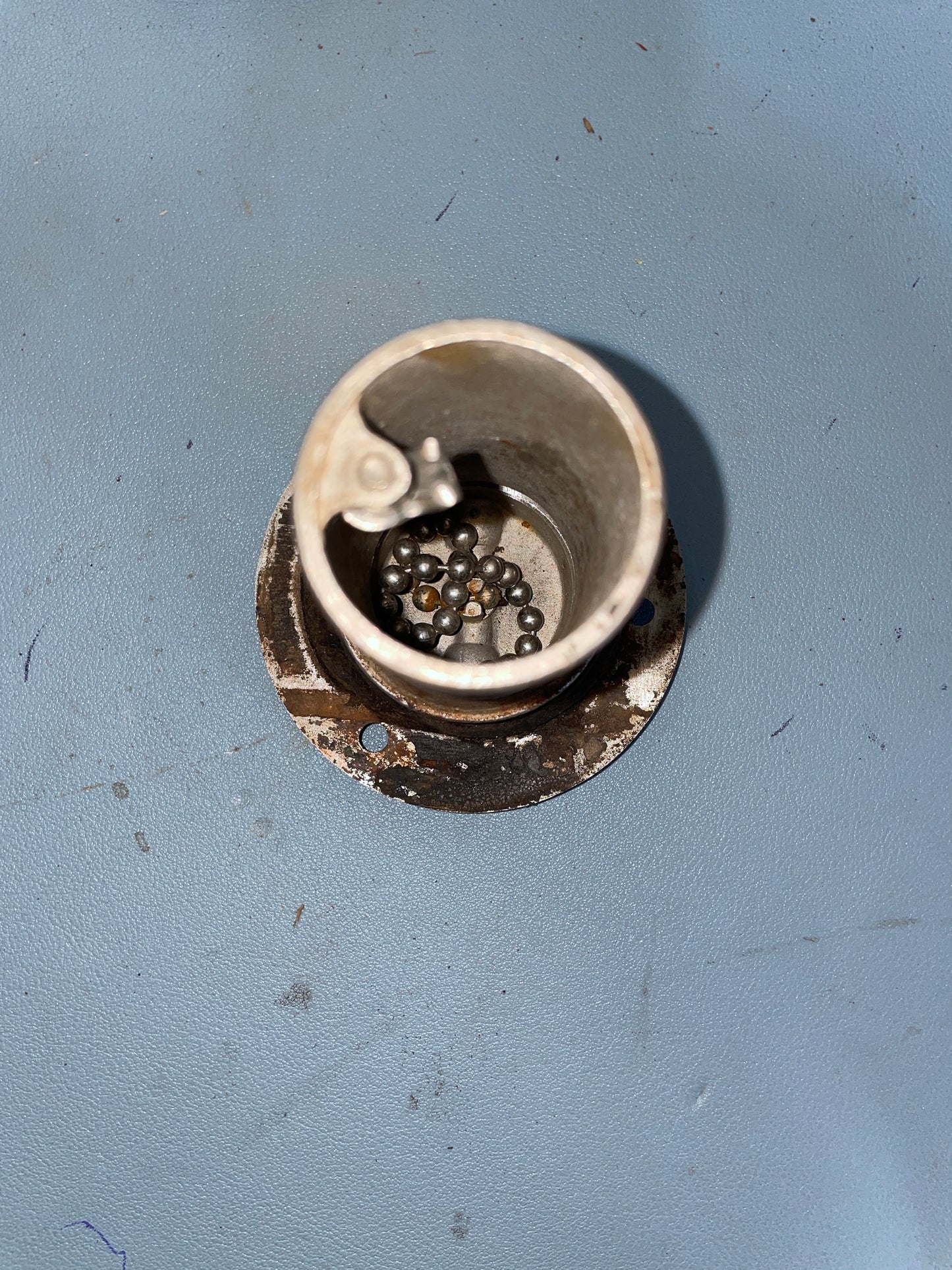 Stainless Steel Diesel Deck Plug / Cap / Deck Fill Plate - 1 1/2" Diameter