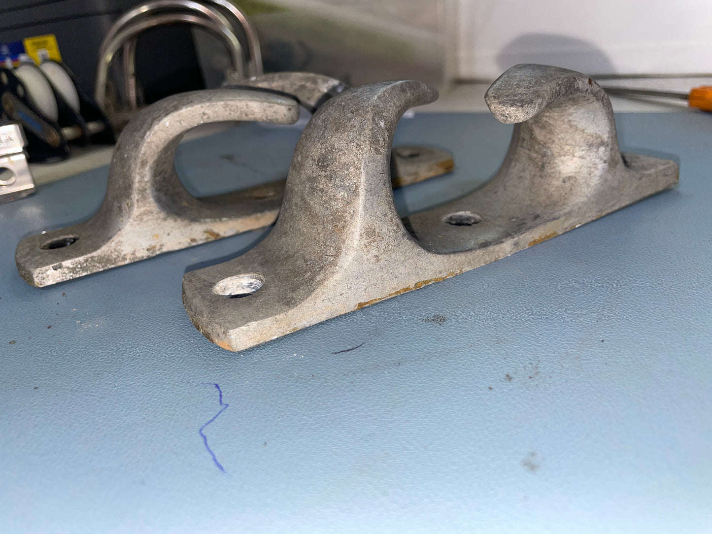 PAIR 7" Aluminum Chock Cleats