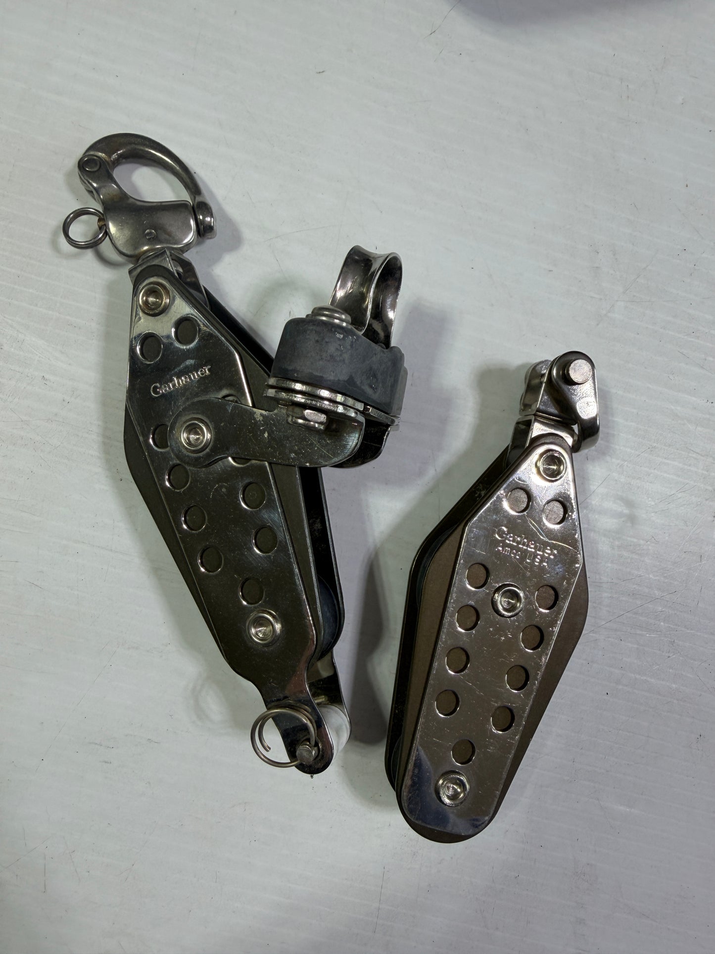 PAIR Smaller Garhauer Fiddle Blocks - 5/16" Line