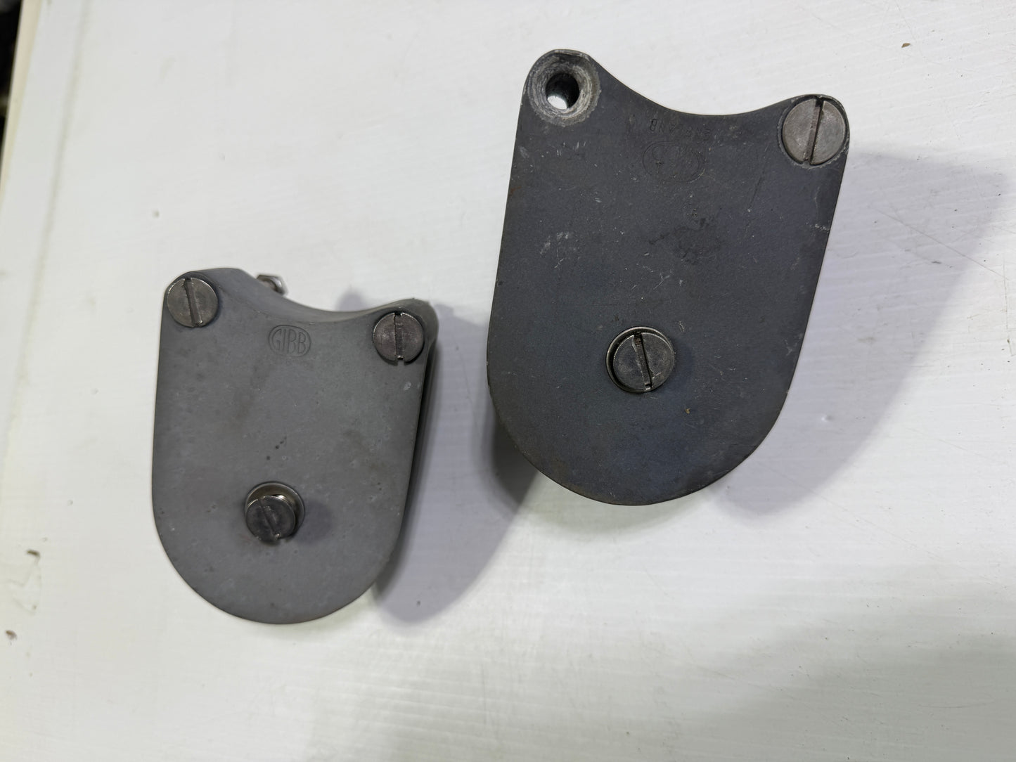 PAIR GIBB 3" Sheave Foot Blocks - 1/2" Line