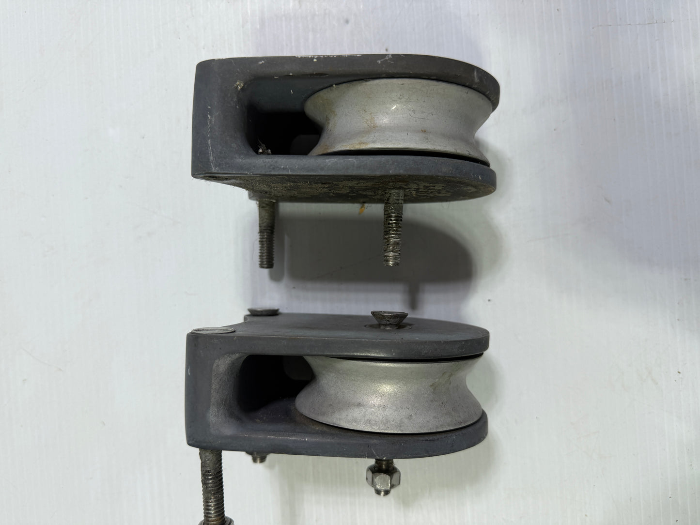 PAIR GIBB 3" Sheave Foot Blocks - 1/2" Line