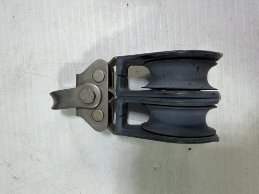 Harken 1 1/2" Double Sheave Fixed Block - 3/8" Line - Sheaves Worn