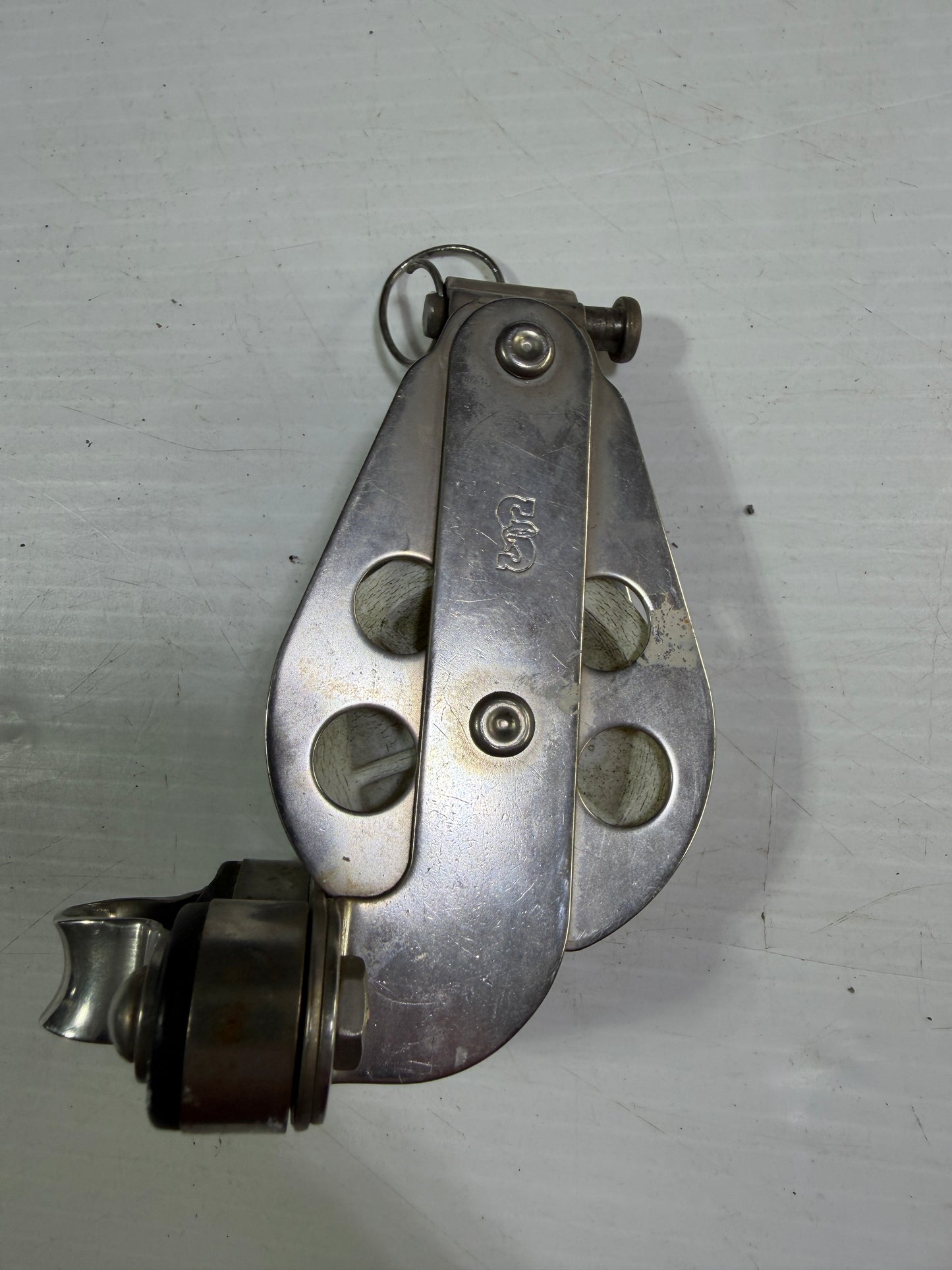 Schaefer Single Block With Cam Cleat - 3/8" Line
