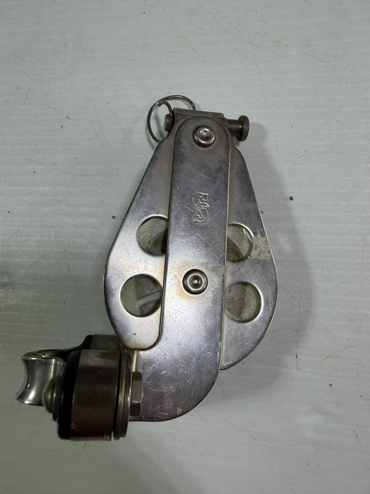 Schaefer Single Block With Cam Cleat - 3/8" Line