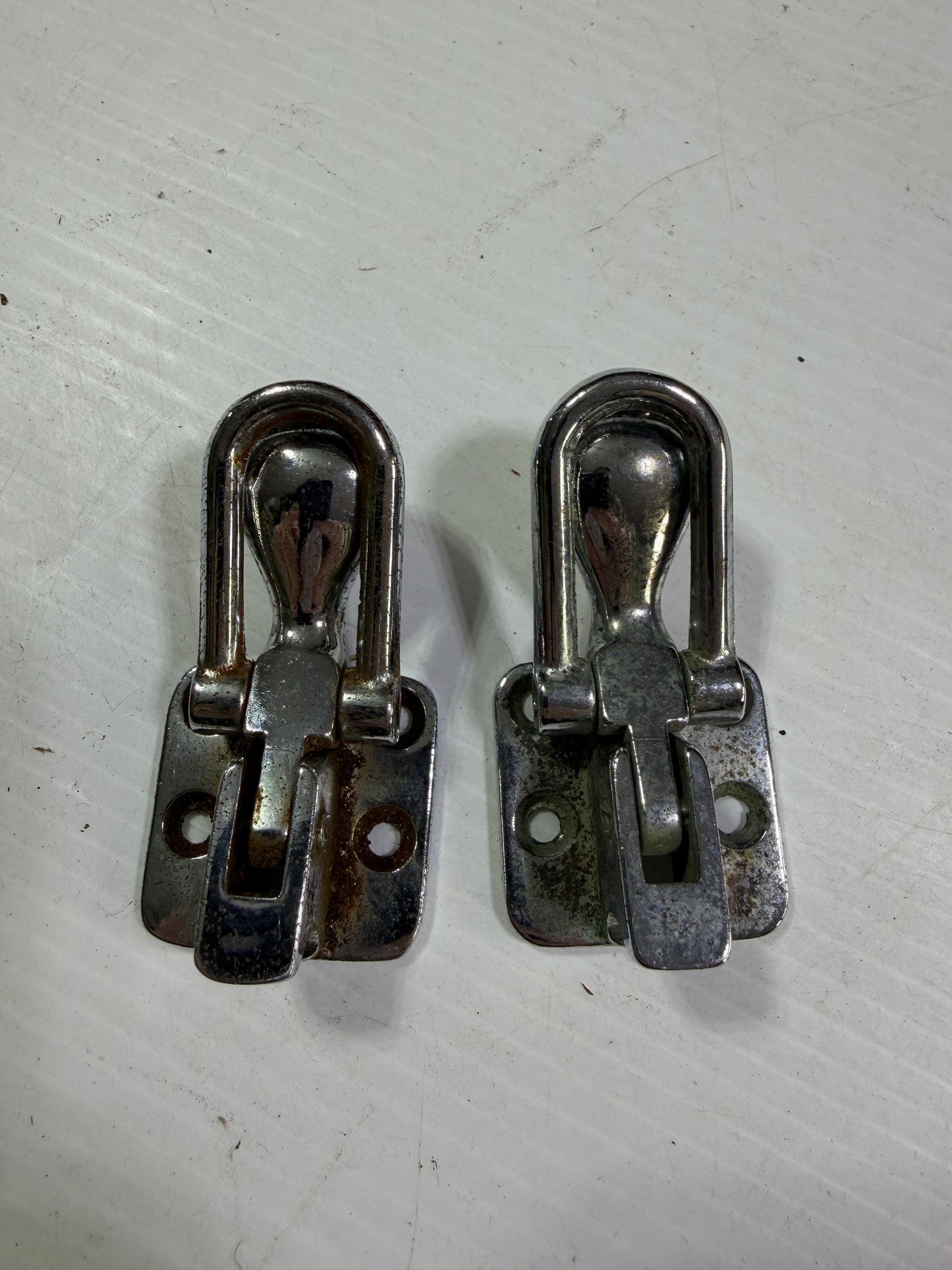 PAIR Perko 1112 Bronzed Latches - Missing The Attachment Piece