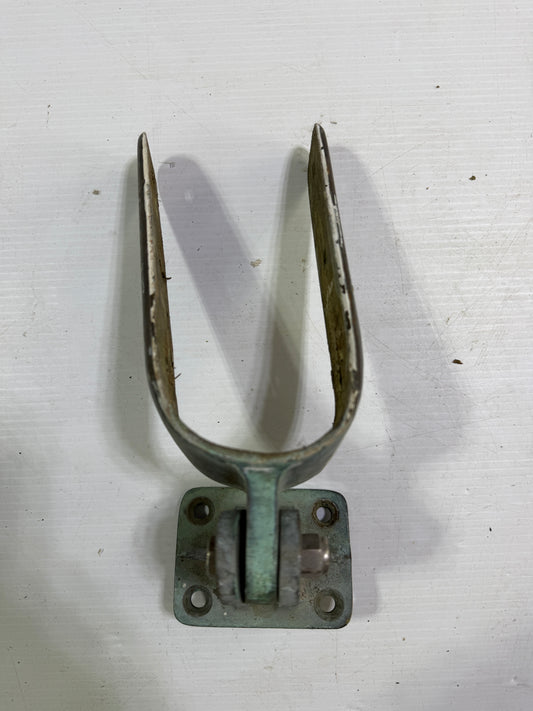 Vintage Bronze Boom Attachment - Bent - OFF Grand Banks