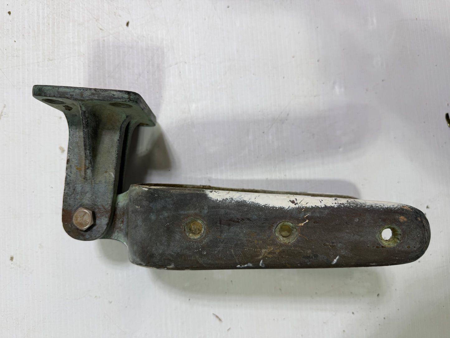Vintage Bronze Boom Attachment - Bent - OFF Grand Banks