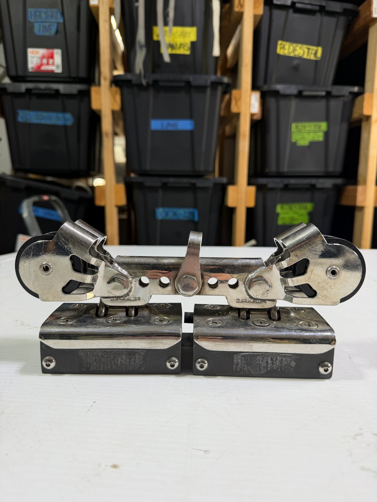 Garhauer 1 1/4" Jib Lead Car - 2" Double Sheave Block - 3/8" Line