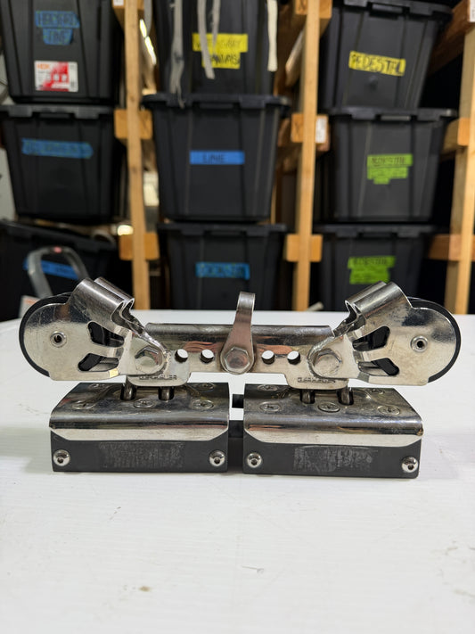 Garhauer 1 1/4" Jib Lead Car - 2" Double Sheave Block - 3/8" Line