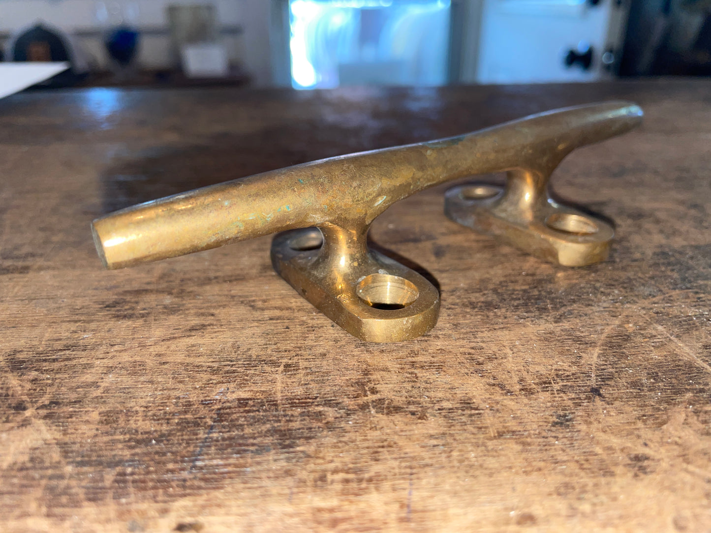 5 3/4” Solid Brass Cleat