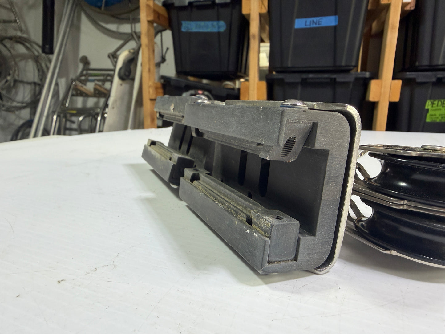 Garhauer 1 1/4" Jib Lead Car - 2" Double Sheave Block - 3/8" Line