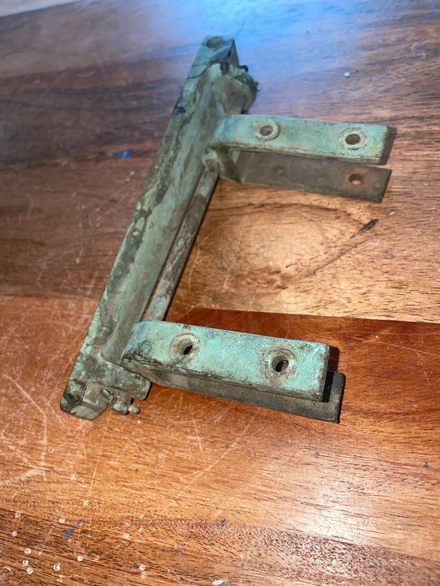 Vintage Bronze Rudder Hardware -  3/4” Width