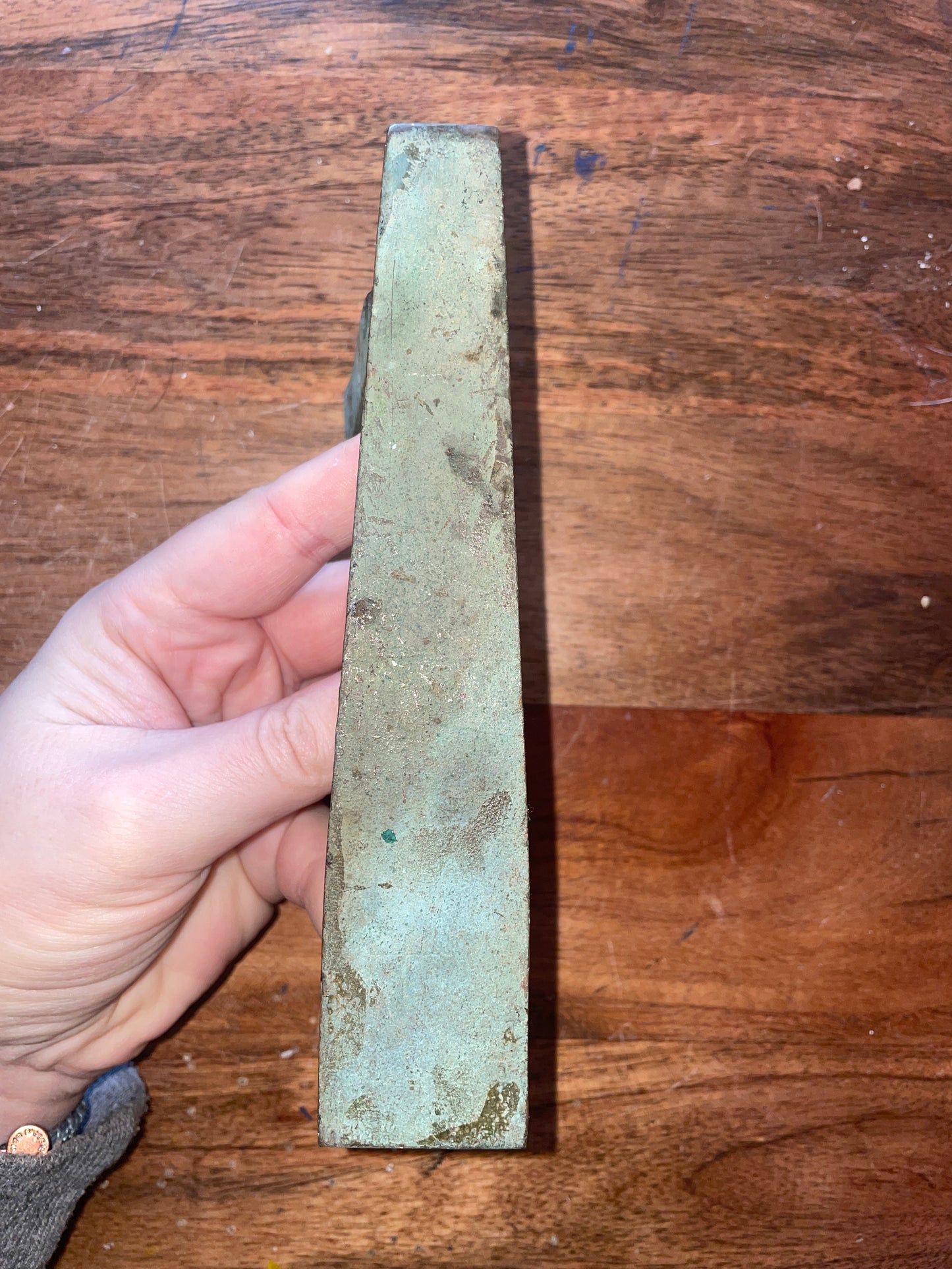 Vintage Bronze Rudder Hardware -  3/4” Width