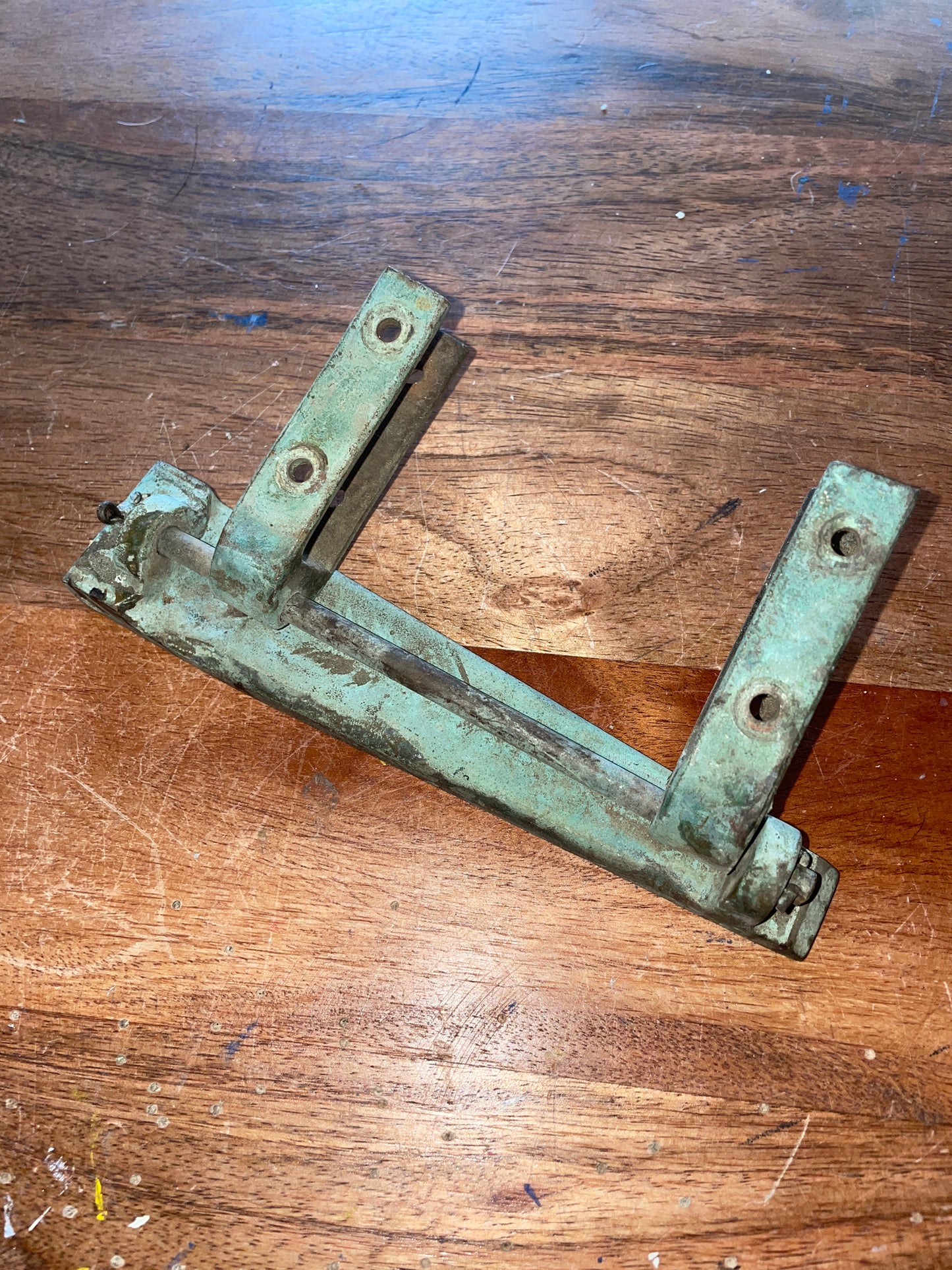 Vintage Bronze Rudder Hardware -  3/4” Width