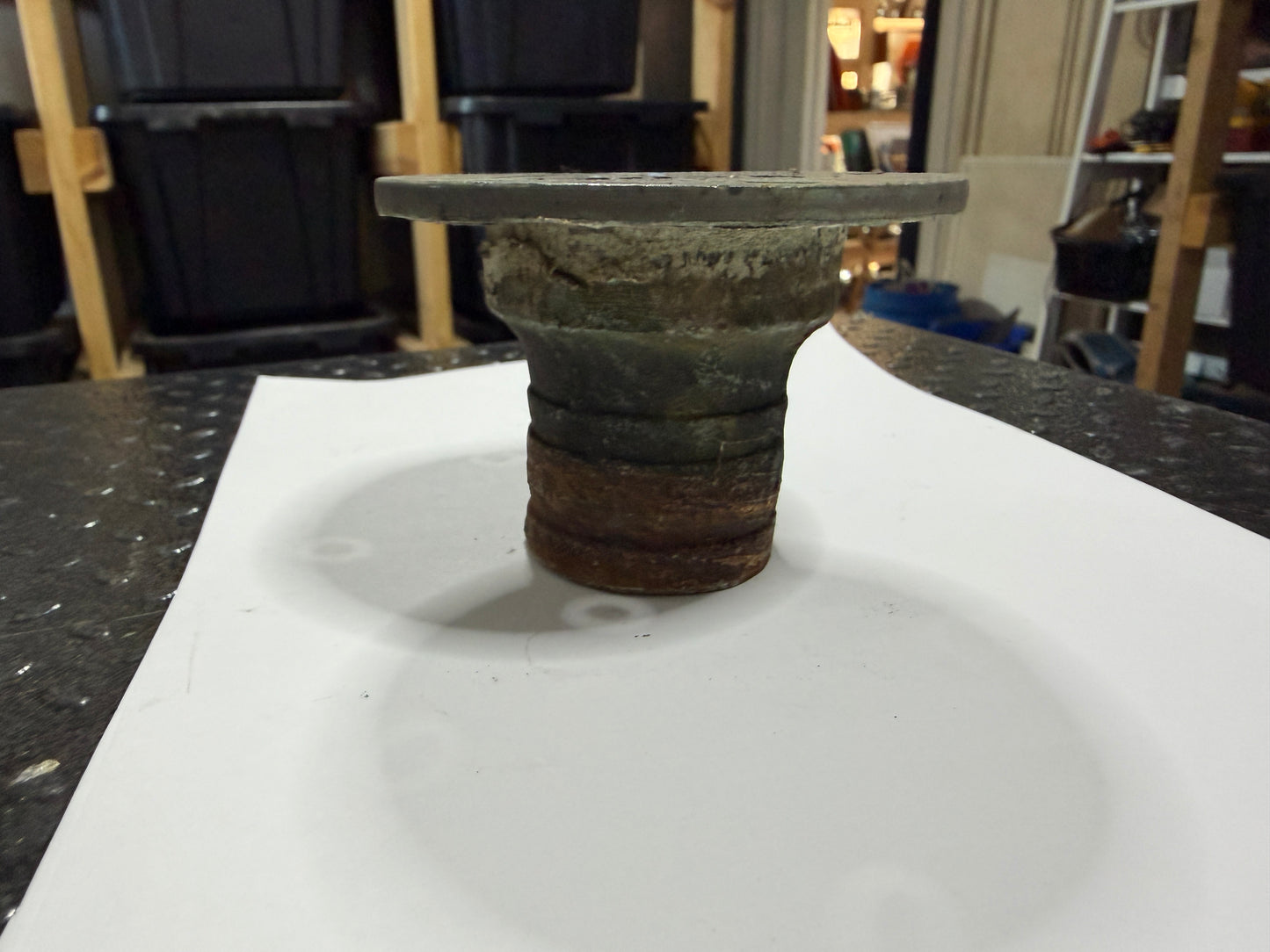 Bronze Fuel Cap / Plug / Deck Fill Plate - 1 5/8" Diameter
