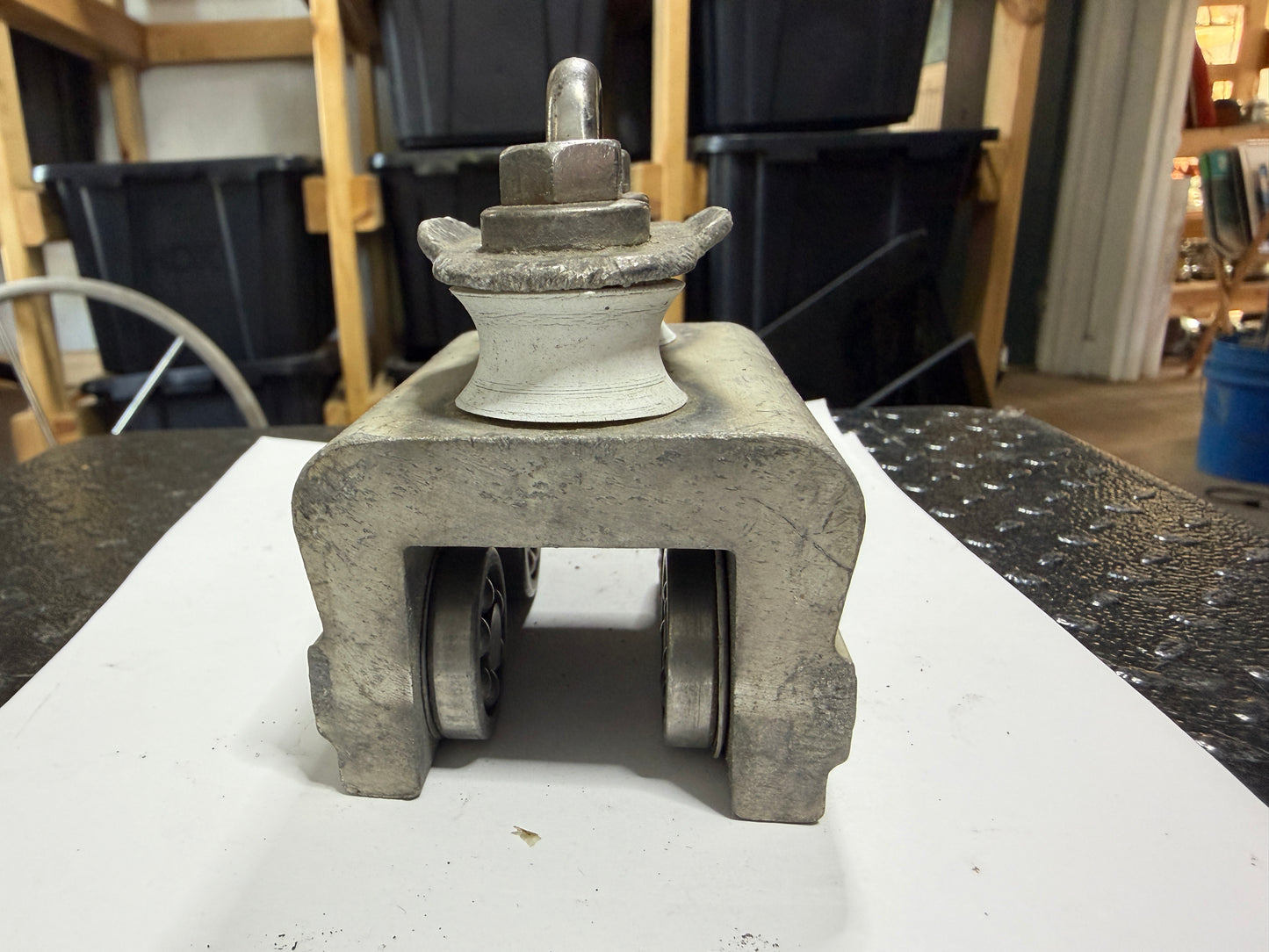 Fico 1 1/4" Traveler / Track Car - 4 Sheave