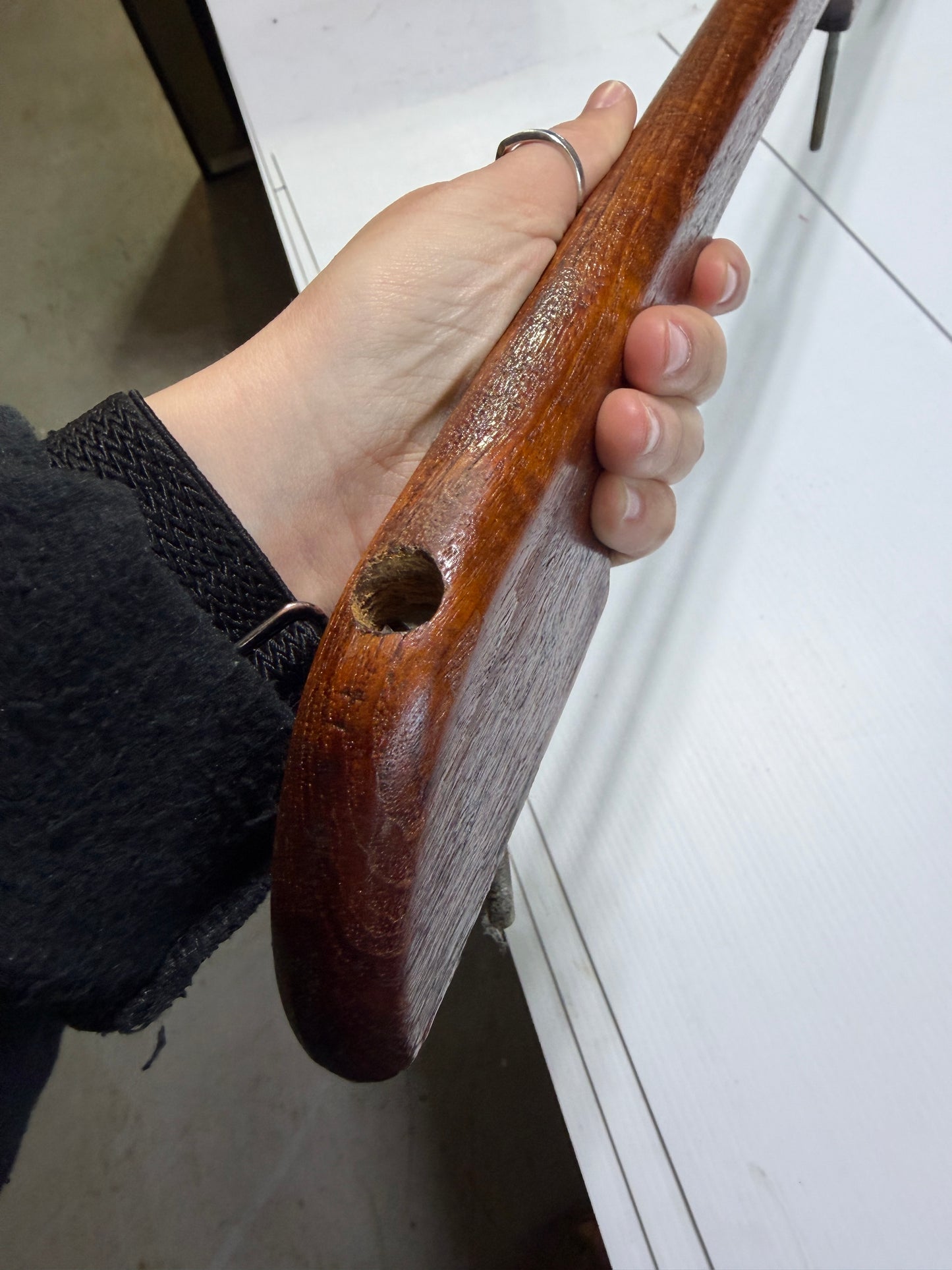 5 Loop - 79" Length Teak Handrail