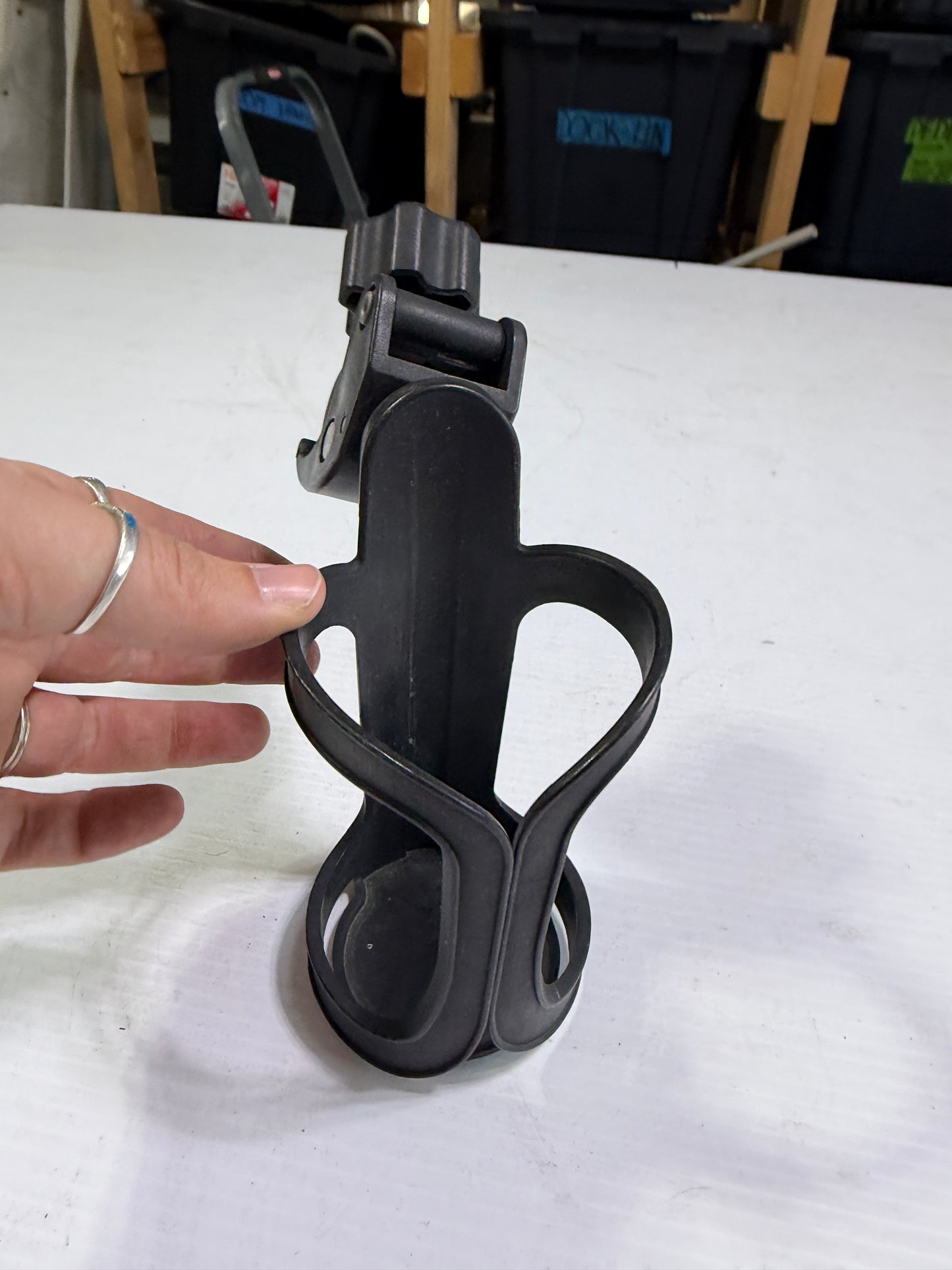 Plastic Rail Mount Bottle Holder