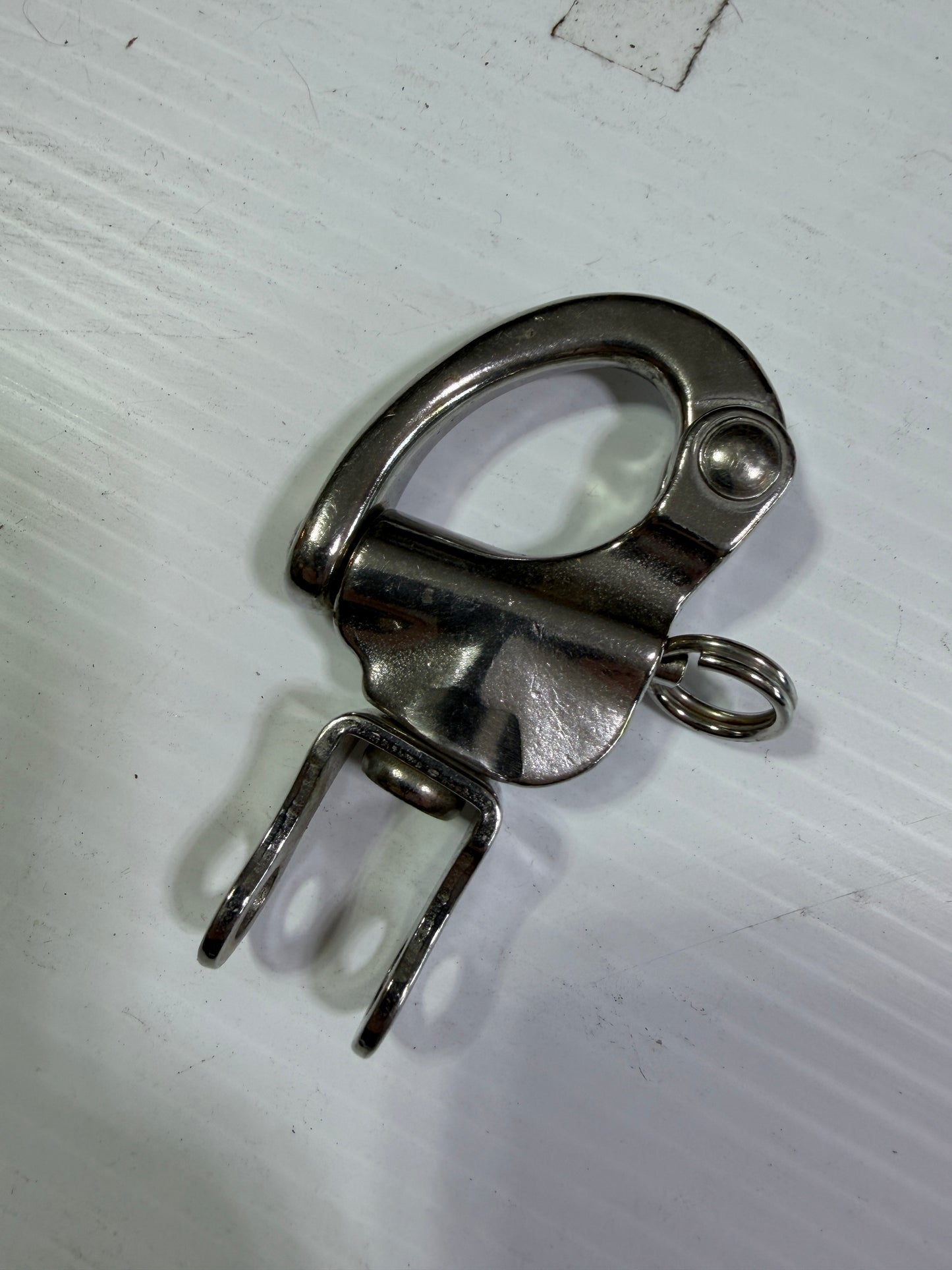 Stainless Steel Forked Bail Shackle - 9/16" - No Pin