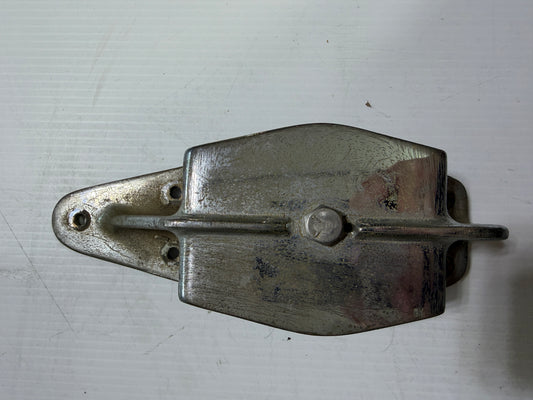 Chromed Bronze Double Cheek Block - 1/2" Line