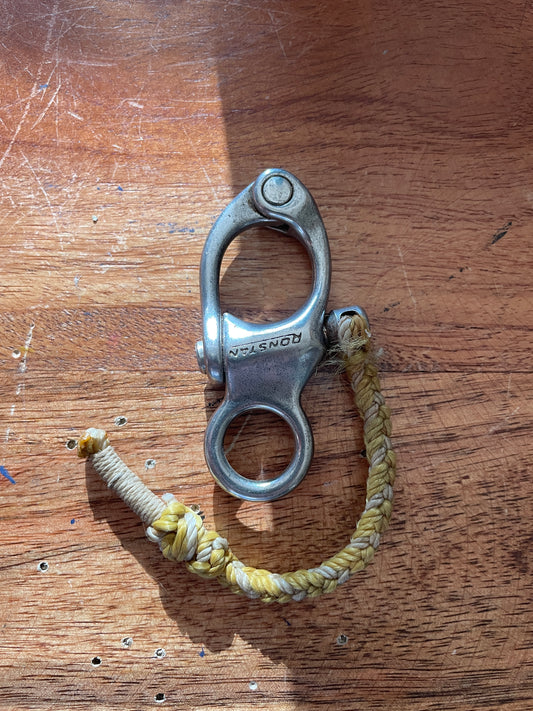 Small Stainless Steel Ronstan Fixed Bail Shackle - 1/2”